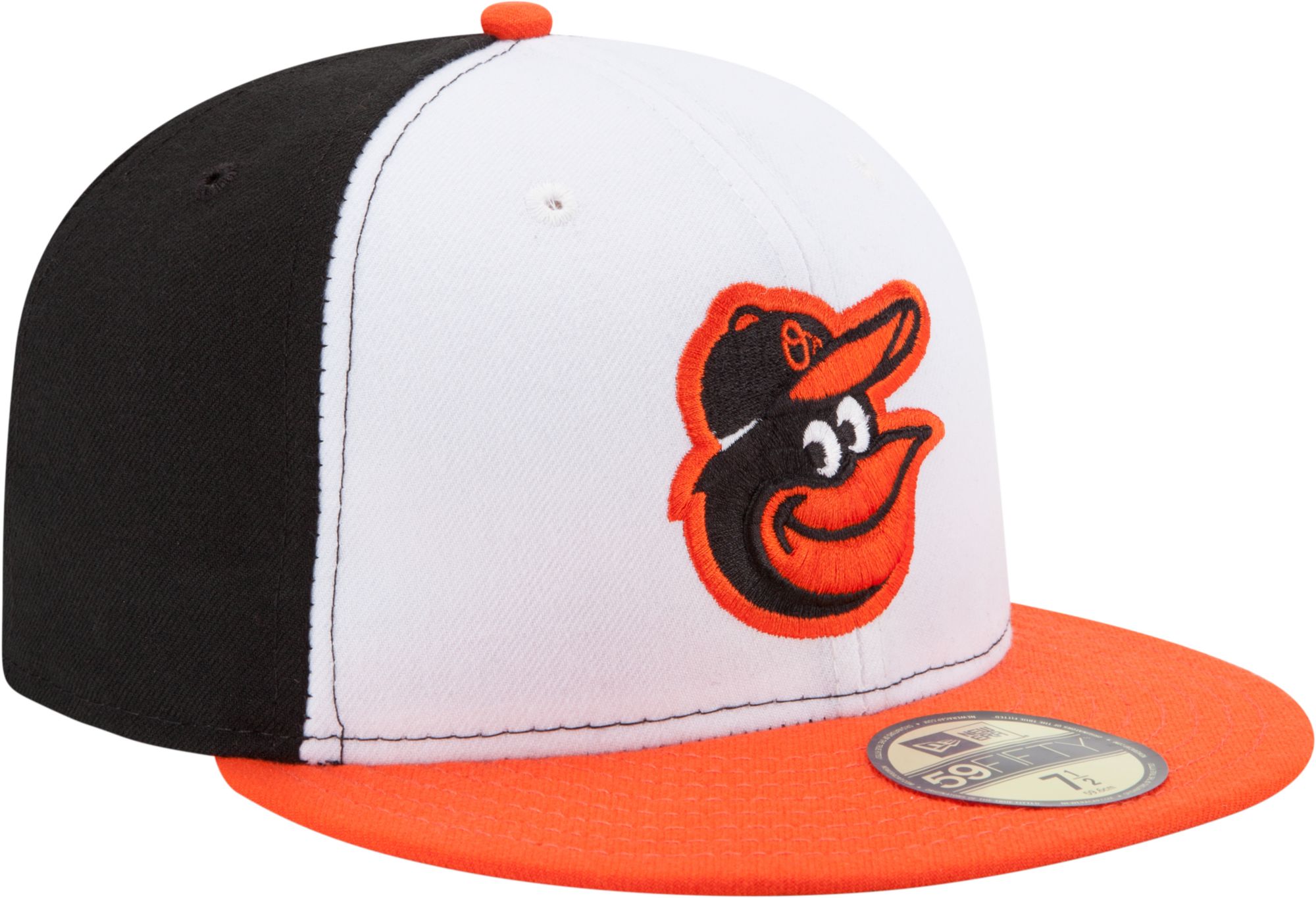 New Era Men's Baltimore Orioles 59Fifty Home White/Black Authentic Hat product image
