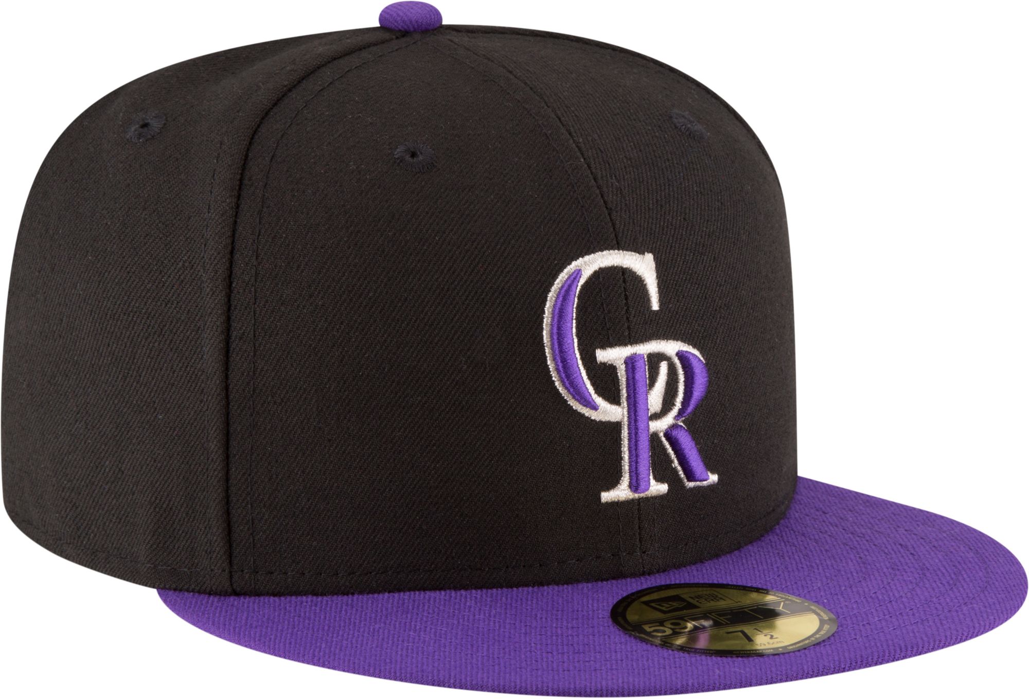 New Era Men's Colorado Rockies 59Fifty Alternate Black Authentic Hat product image