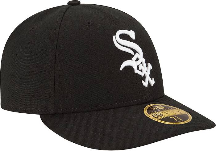 New Era Men's Chicago White Sox 59Fifty Game Black Low Crown Authentic Hat
