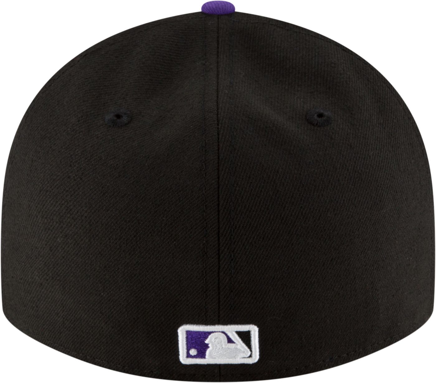 New Era Men s Colorado Rockies 59Fifty Game Black Low Crown Authentic Hat Dick s Sporting Goods