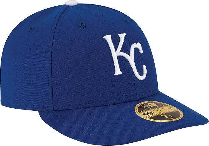 New Era Men's Kansas City Royals 59Fifty Game Royal Low Crown Authentic Hat