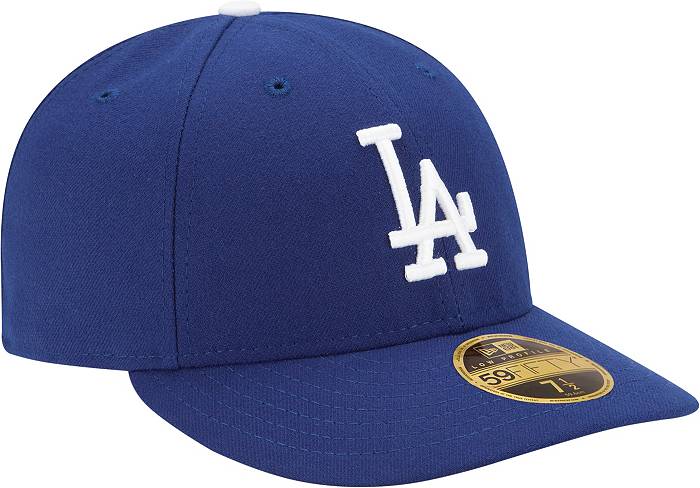Men's New Era Red Los Angeles Dodgers White Logo 59FIFTY Fitted Hat 