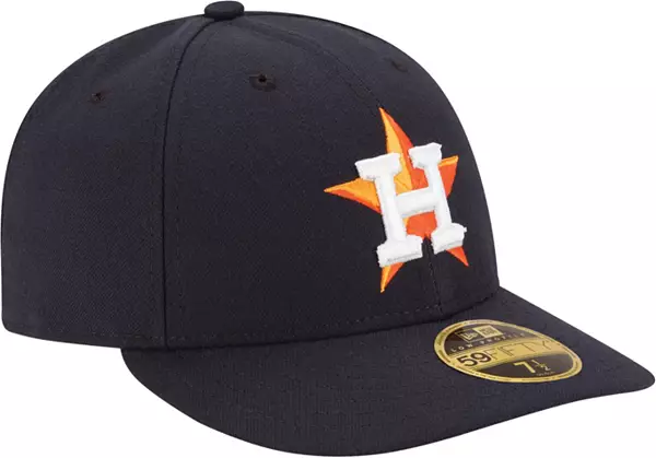 New Era Men's Houston Astros 59Fifty Home Navy Low Crown Authentic Hat