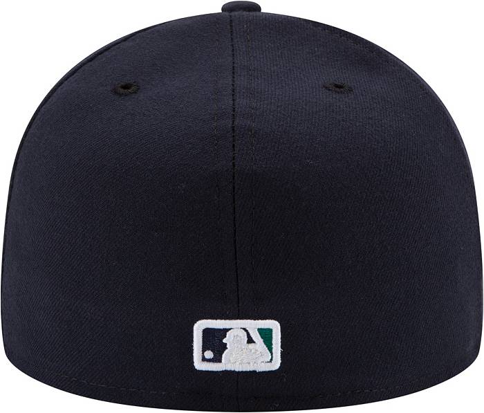 Men's New Era Seattle Mariners Black & White Low Profile 59FIFTY Fitted Hat