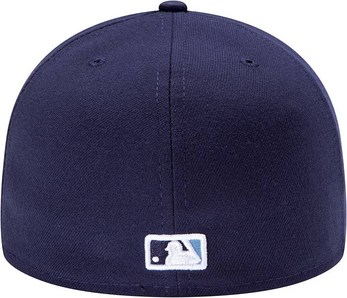 New Era Men's Tampa Bay Rays 59Fifty Game Navy Low Crown Authentic