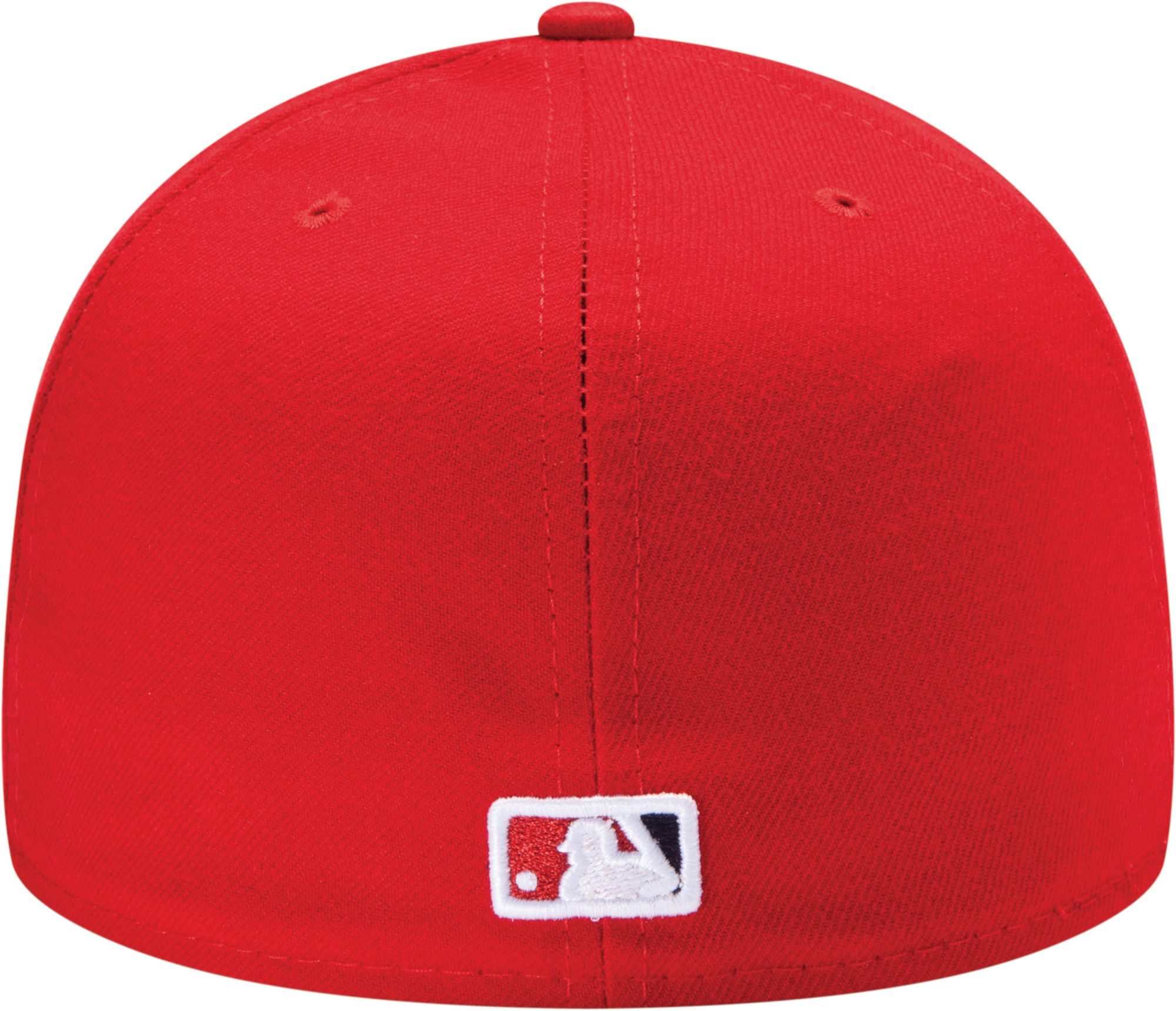 New Era Adult Washington Nationals 59Fifty Game Red Low Crown Authentic Hat product image