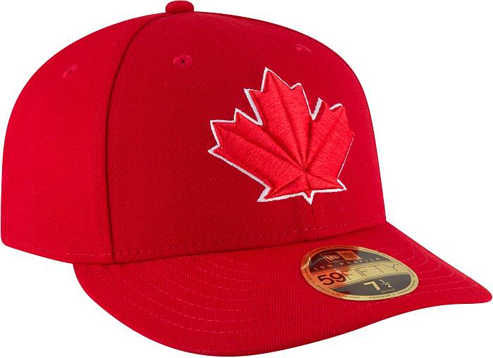 New Era Men's Toronto Blue Jays 59Fifty Alternate Red Low Crown Fitted Hat