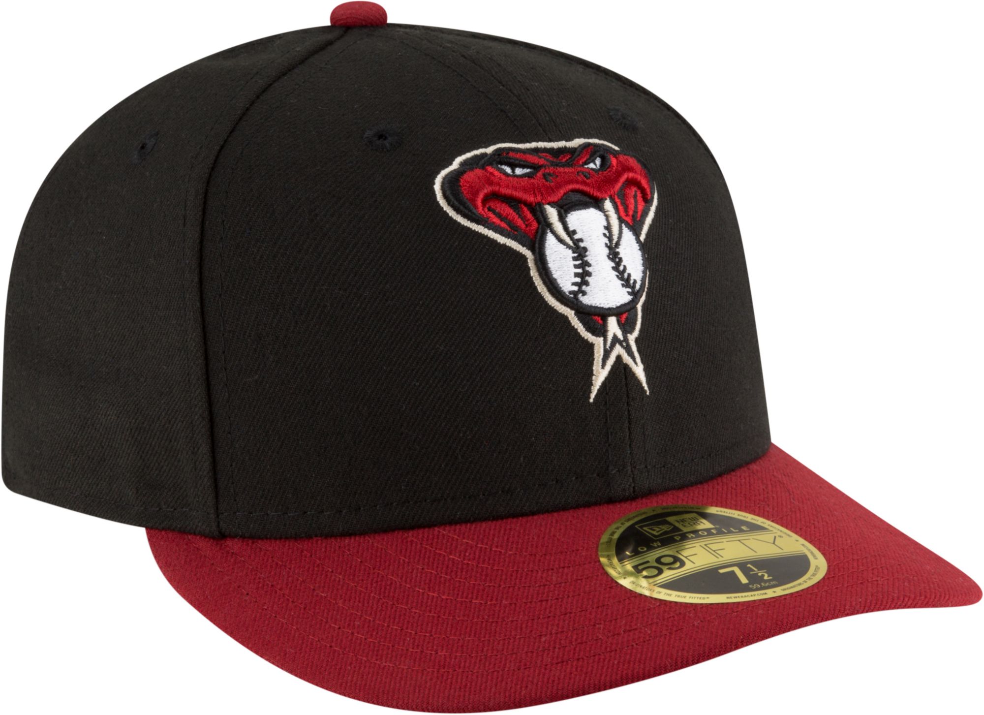 New Era Adult Arizona Diamondbacks 59Fifty Alternate Black Low Crown Fitted Hat product image
