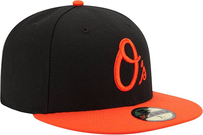 New Era Men's Baltimore Orioles 59Fifty Alternate Black Low Crown Fitted Hat