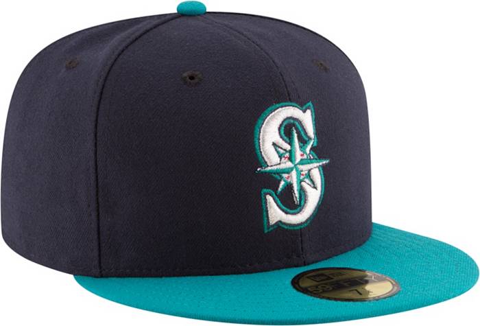 New Era Men's Seattle Mariners 59Fifty Alternate Navy Authentic Hat