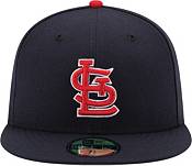 ST. LOUIS CARDINALS New Era Hat Cap NAVY ALTERNATE RARE 7 5/8  "Redbird"❤️⚾️