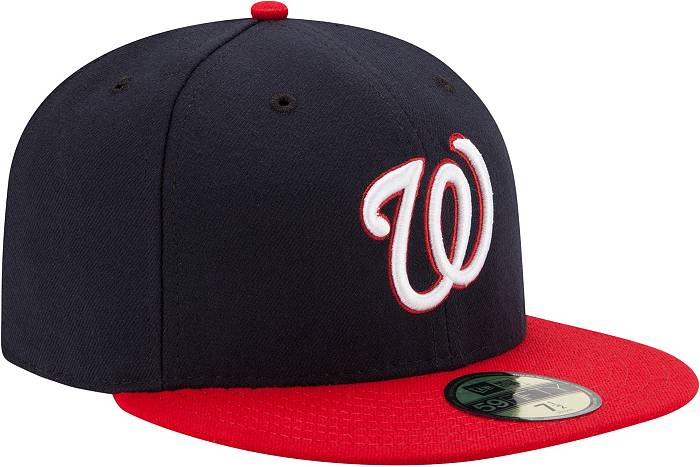 New Era 59FIFTY Men's MLB Washington Nationals Red/Navy Fitted Cap