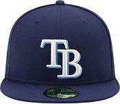New Era Men's Tampa Bay Rays 59Fifty Game Navy Authentic Hat product image