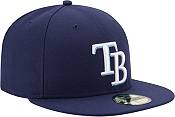 New Era Men's Tampa Bay Rays 59Fifty Game Navy Authentic Hat product image