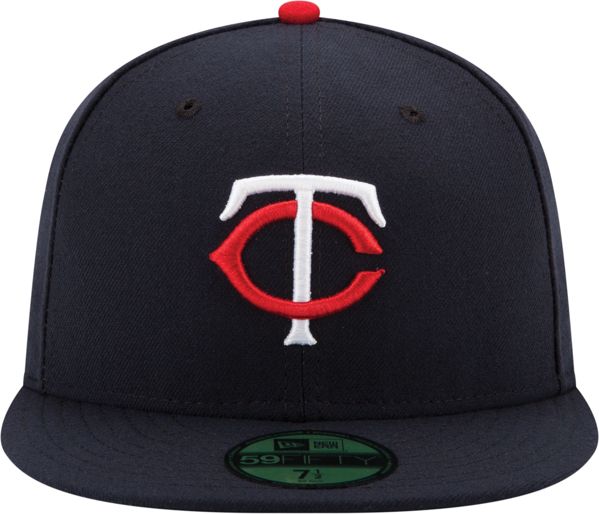 New Era Men's Minnesota Twins 59Fifty Home Navy Authentic Hat