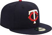 New Era Men's Minnesota Twins 59Fifty Road Navy Authentic Hat product image
