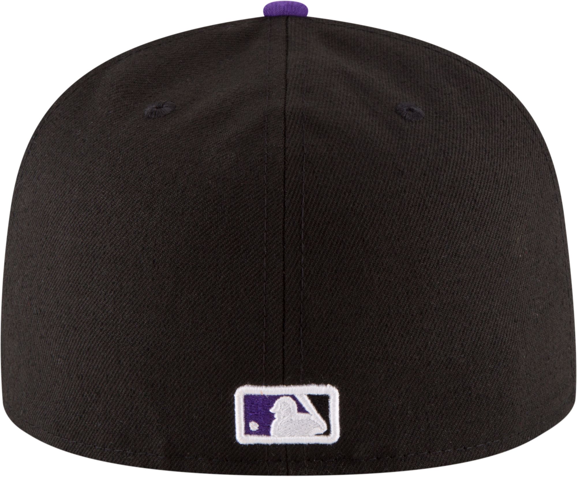 New Era Men's Colorado Rockies 59Fifty Game Black Authentic Hat product image