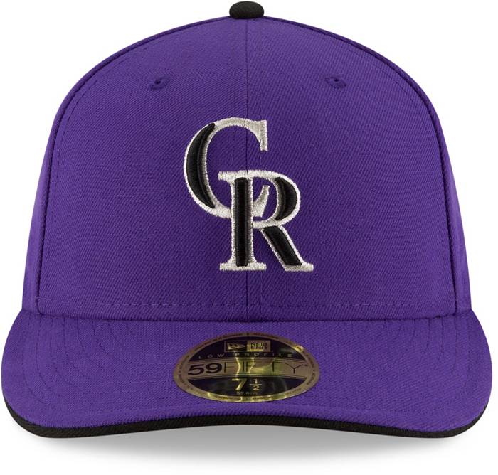  New Era Colorado Rockies 59FIFTY Black on Black Fitted Hat :  Sports & Outdoors