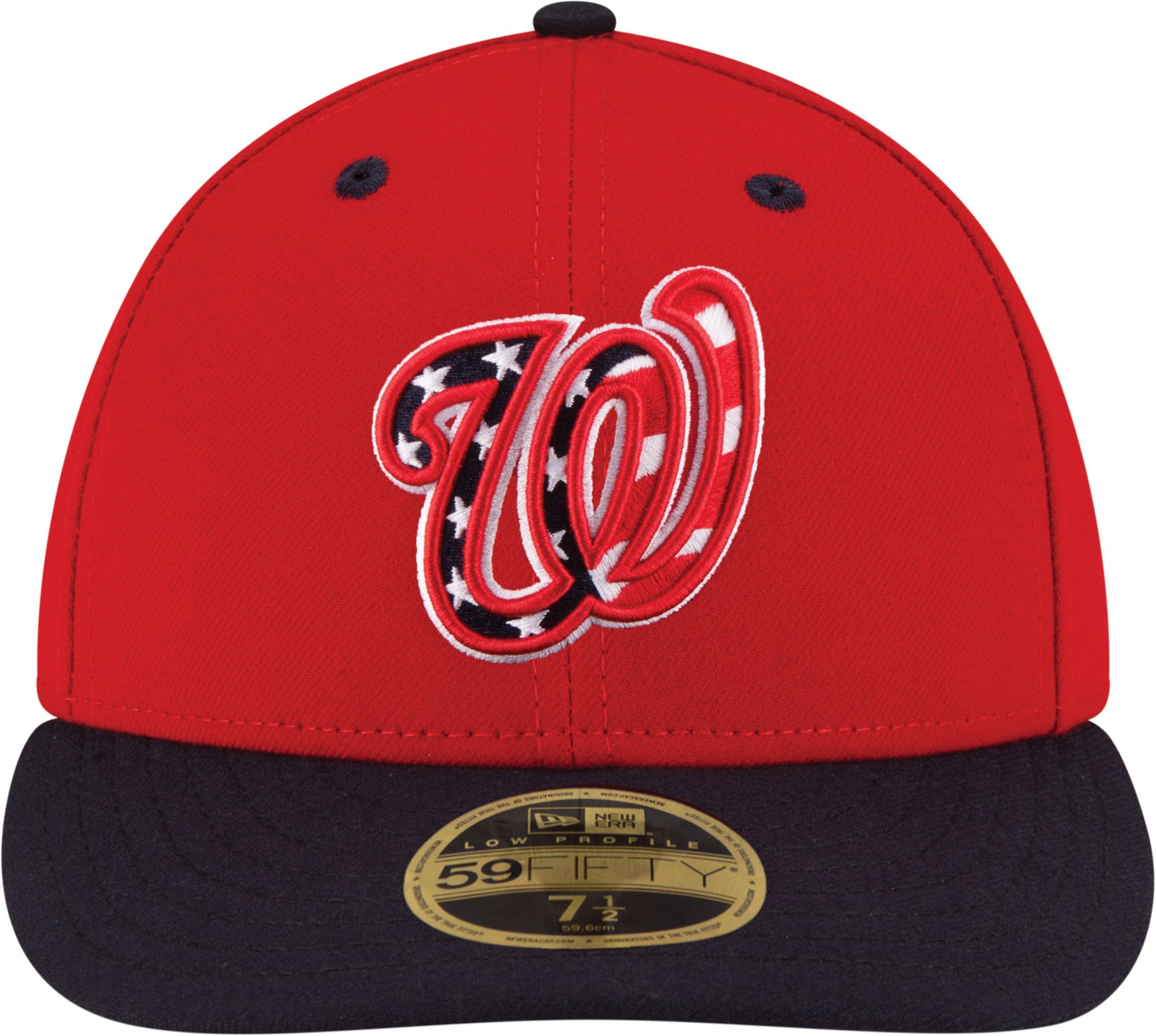 New Era Adult Washington Nationals 59Fifty Alternate Red Low Crown Fitted Hat product image