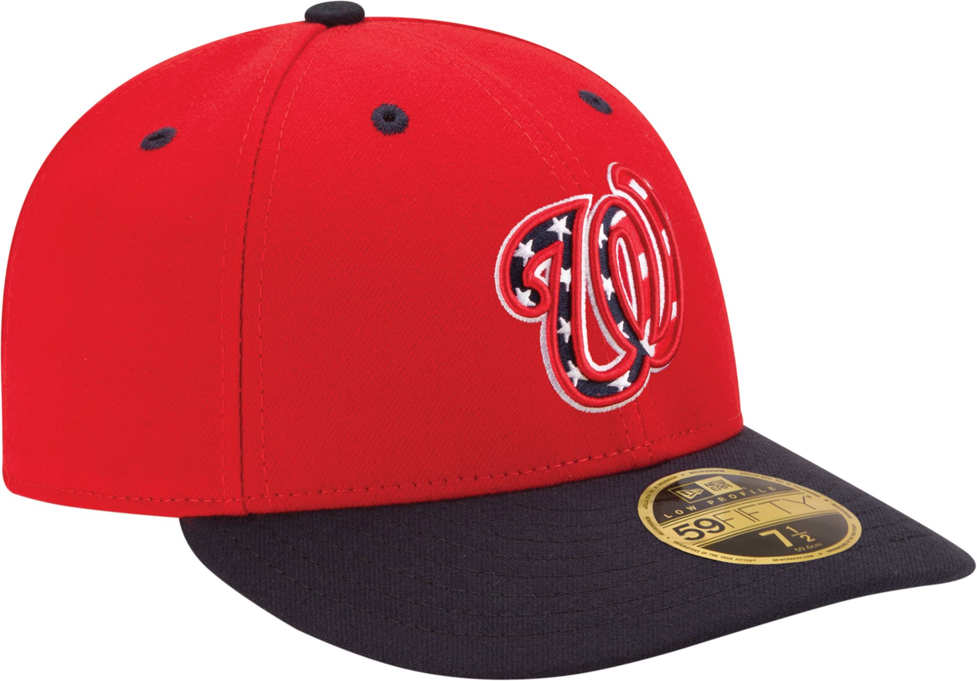 New Era Adult Washington Nationals 59Fifty Alternate Red Low Crown Fitted Hat product image