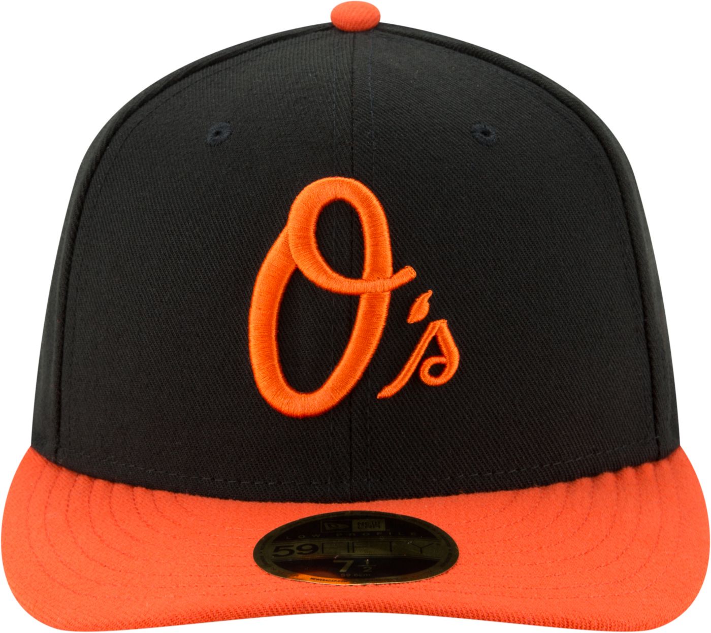 New Era Men s Baltimore Orioles 59Fifty Alternate Black Low Crown Fitted Hat Dick s Sporting Goods