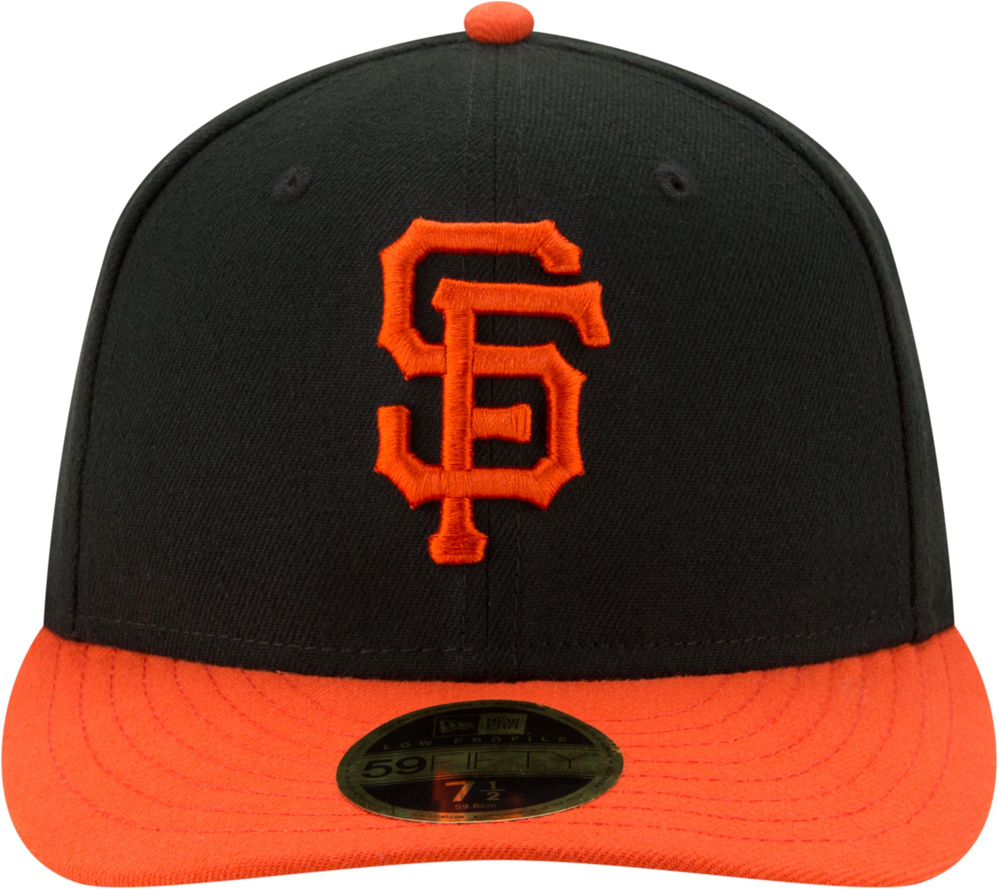 New Era Men's San Francisco Giants 59Fifty Alternate Black Low Crown Fitted Hat