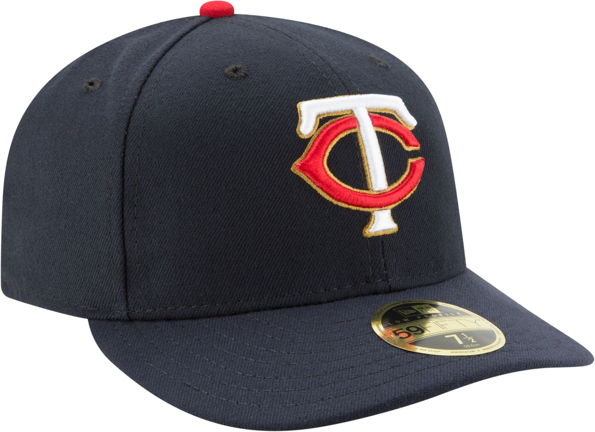 New Era Men's Minnesota Twins 59Fifty Alternate Navy Low Crown Fitted Hat