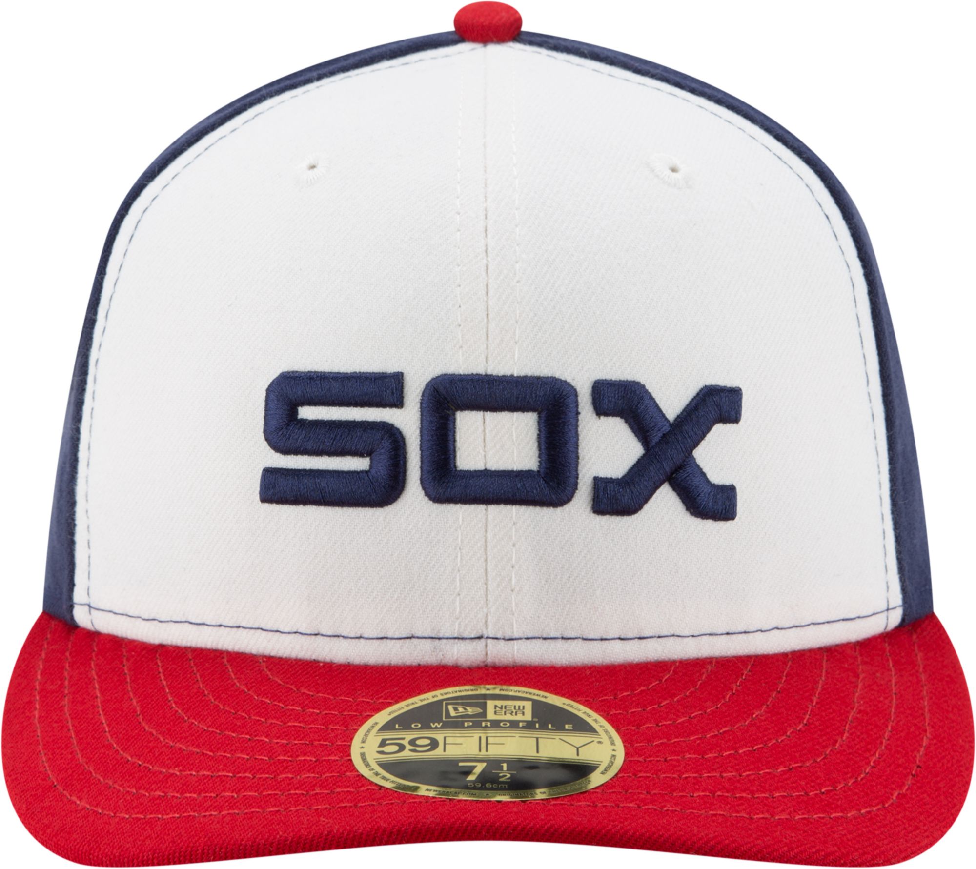 New Era Adult Chicago White Sox 59Fifty Alternate White/Navy Low Crown Fitted Hat product image