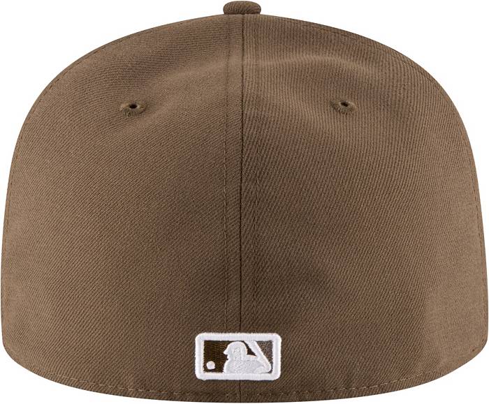 New York Yankee MLB Authentic New Era 59FIFTY Fitted Cap - Brown