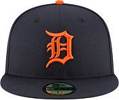New Era Men's Detroit Tigers 59Fifty Road Navy Authentic Hat product image