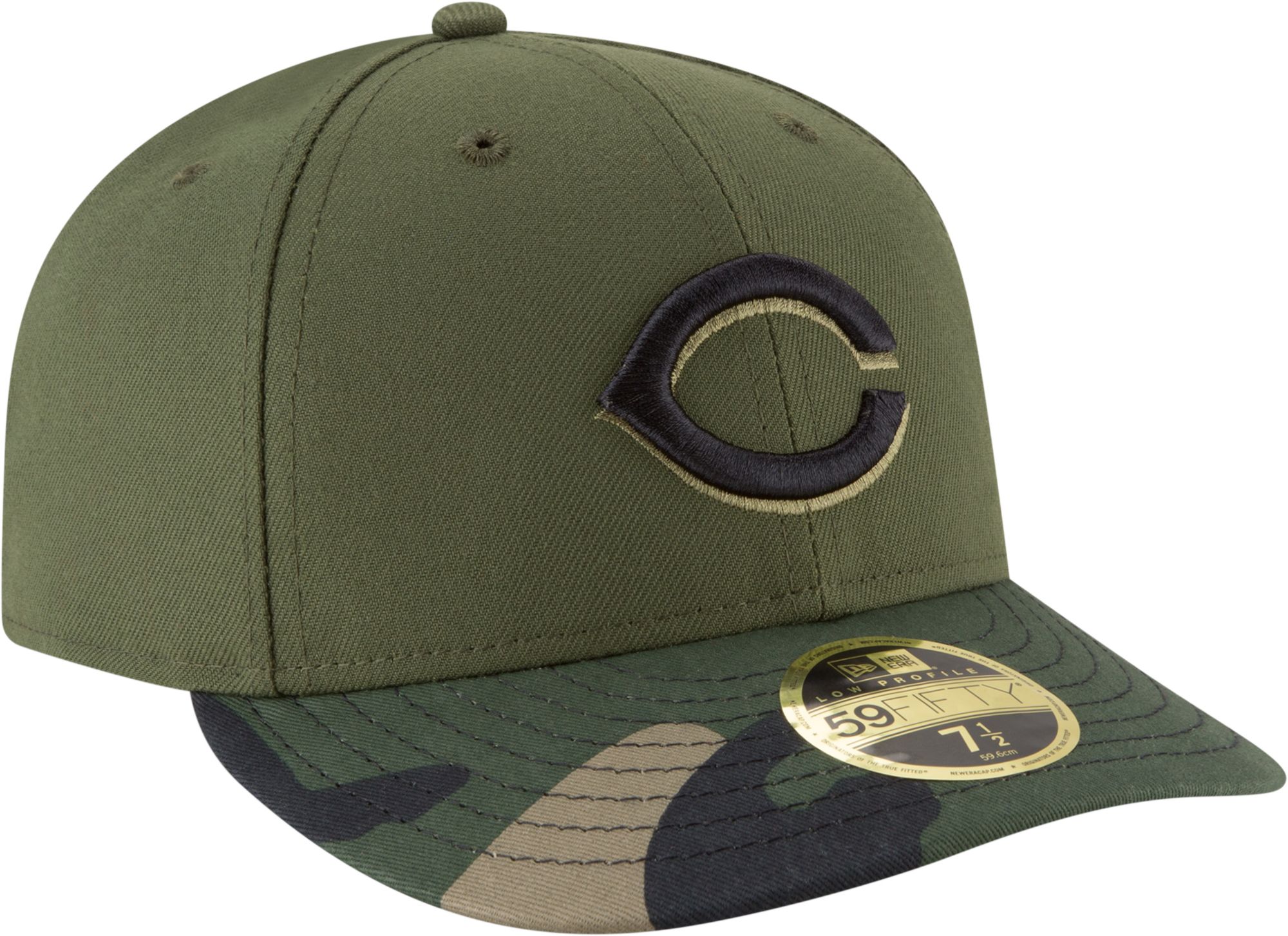 New Era Adult Cincinnati Reds 59Fifty Alternate Camo Low Crown Fitted Hat product image