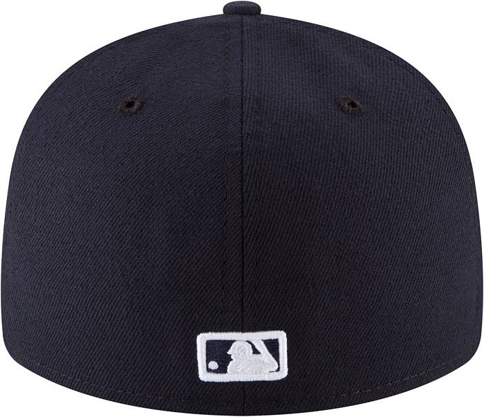 New Era Men's Detroit Tigers 59Fifty Road Navy Low Crown Fitted