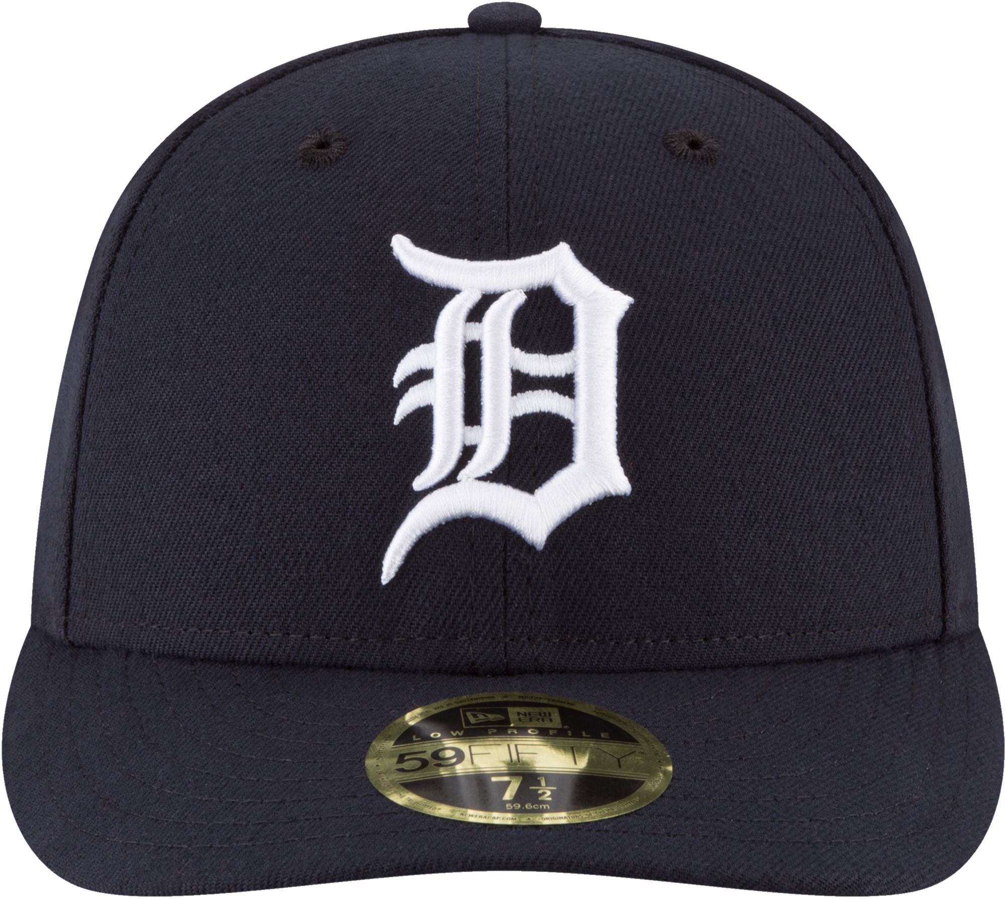 New Era Adult Detroit Tigers 59Fifty Road Navy Low Crown Fitted Hat product image
