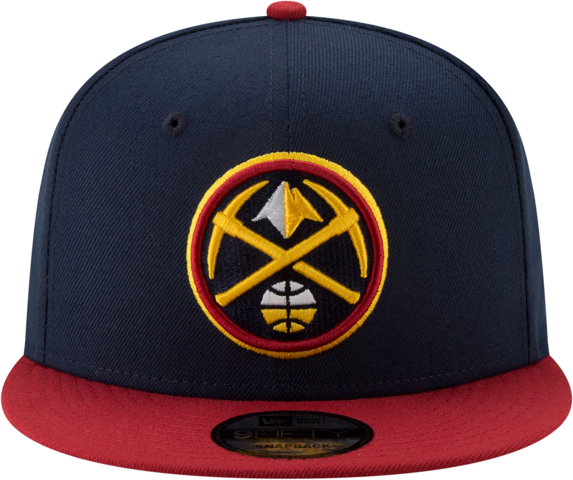 New Era Men's Denver Nuggets 9Fifty Two- Tone Adjustable Snapback Hat