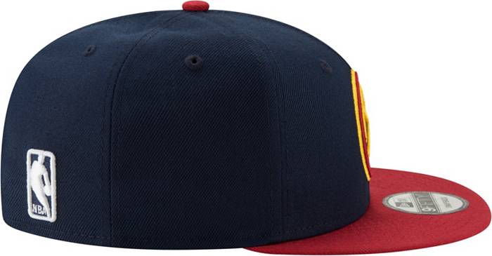 New Era Black/White Denver Nuggets Back Half 9FIFTY Snapback Adjustable Hat