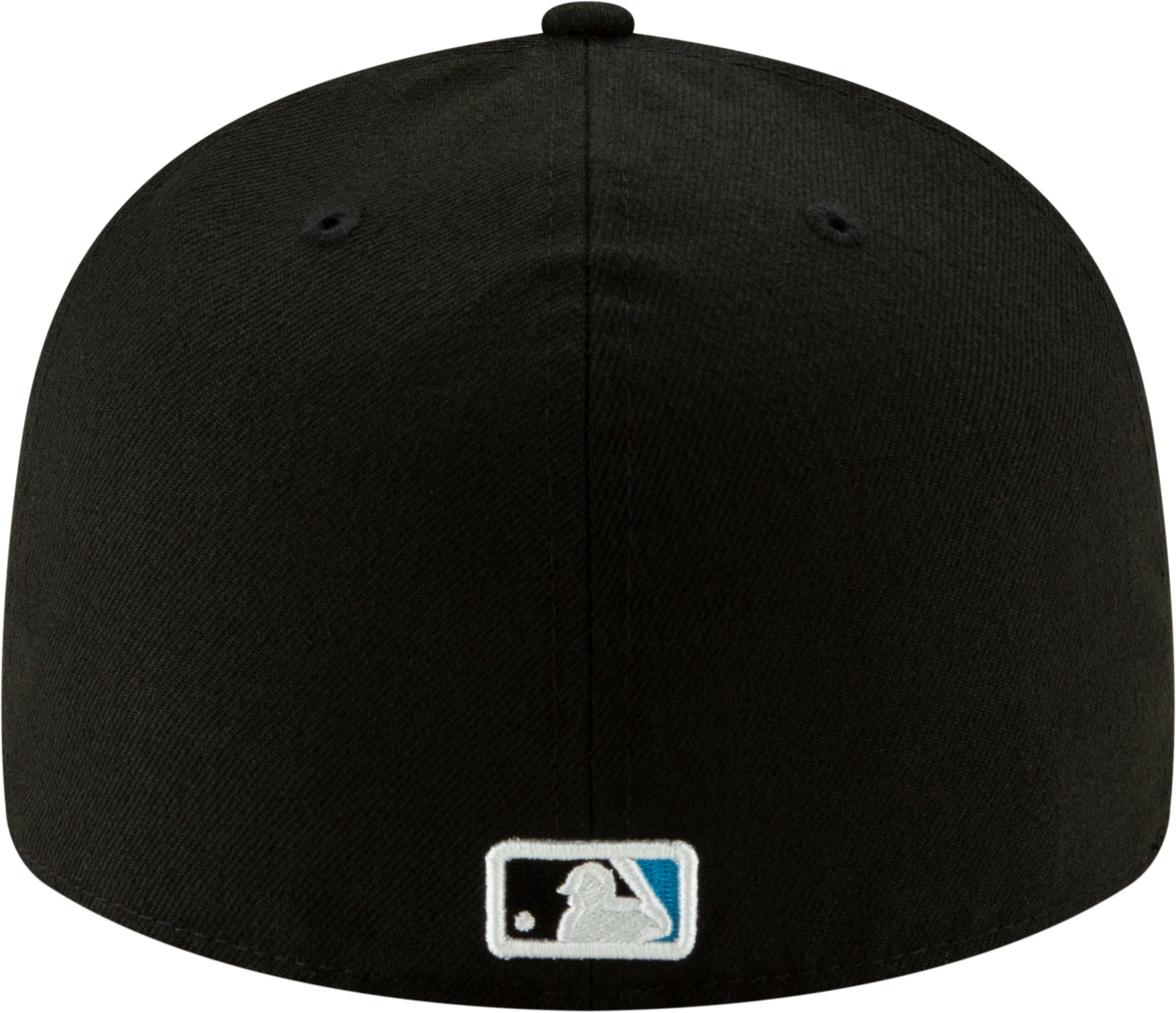 New Era Adult Miami Marlins 59Fifty Game Black Low Crown Fitted Hat product image