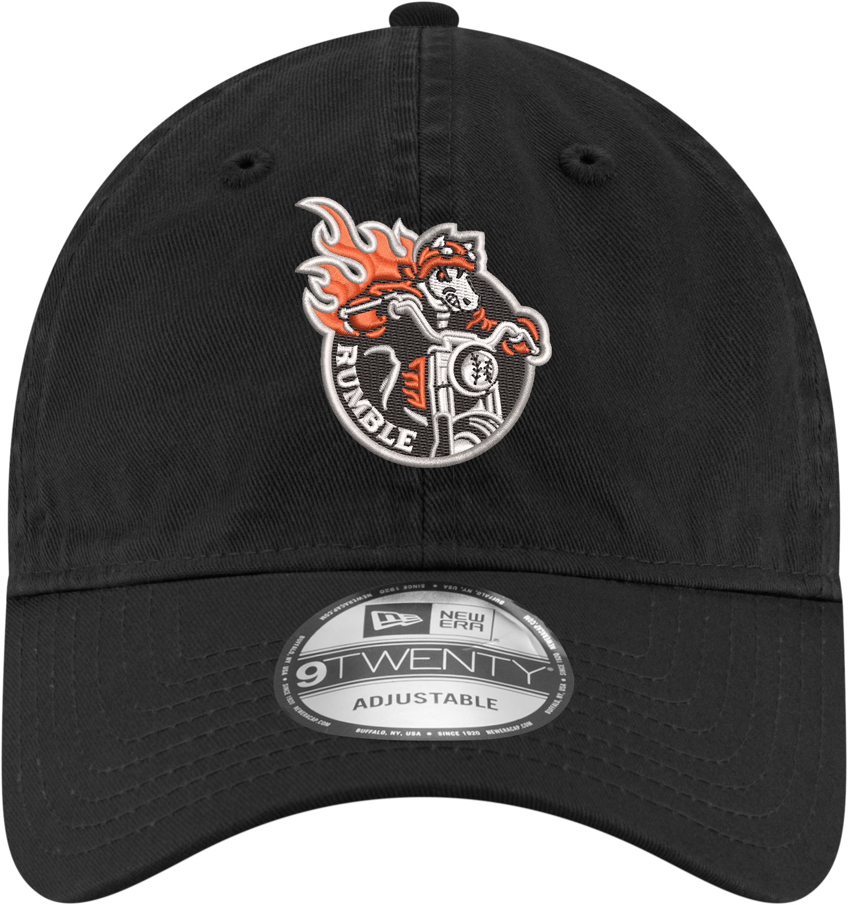 New Era Men's Binghamton Rumble Ponies Black 9Twenty Adjustable Hat product image