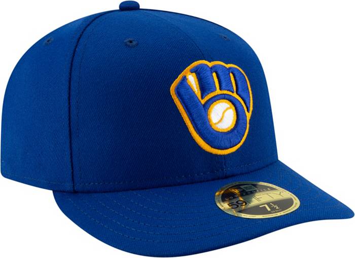  Milwaukee Brewers Alternate Yellow On-Field Low Profile Fitted  Hat (7 1/2) : Sports & Outdoors
