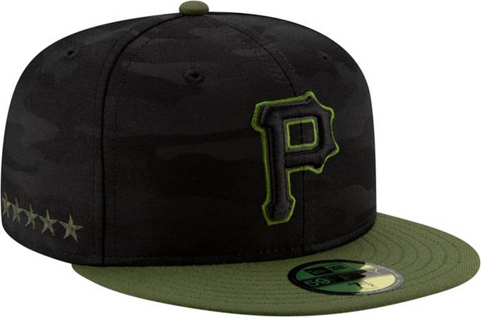 Men's Pittsburgh Pirates New Era Black Alternate 2 Authentic Collection  On-Field 59FIFTY Fitted Hat