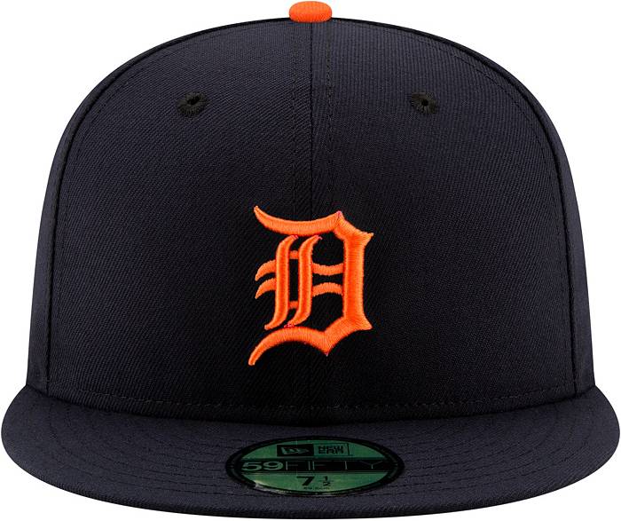 Detroit Tigers New Era Authentic Collection On-Field Road 59FIFTY Fitted Hat  - Navy