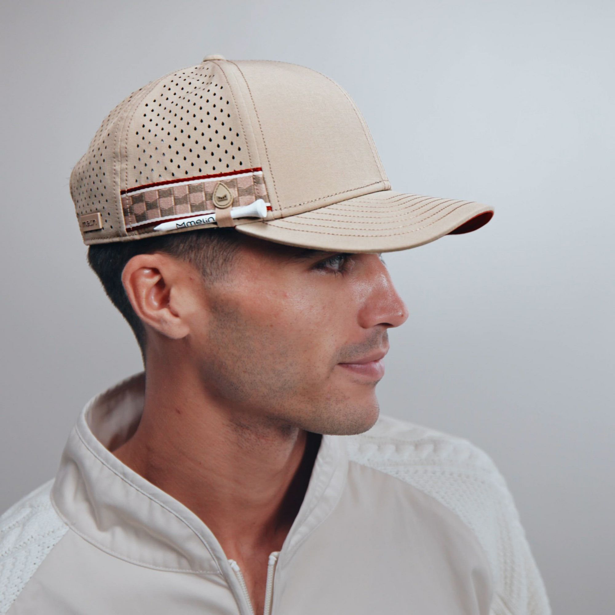 melin Cobblestone Compass Links Hydro Performance Snapback Hat product