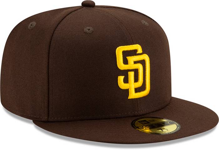 New Era Men's San Diego Padres 59Fifty Game Dark Brown Game Fitted
