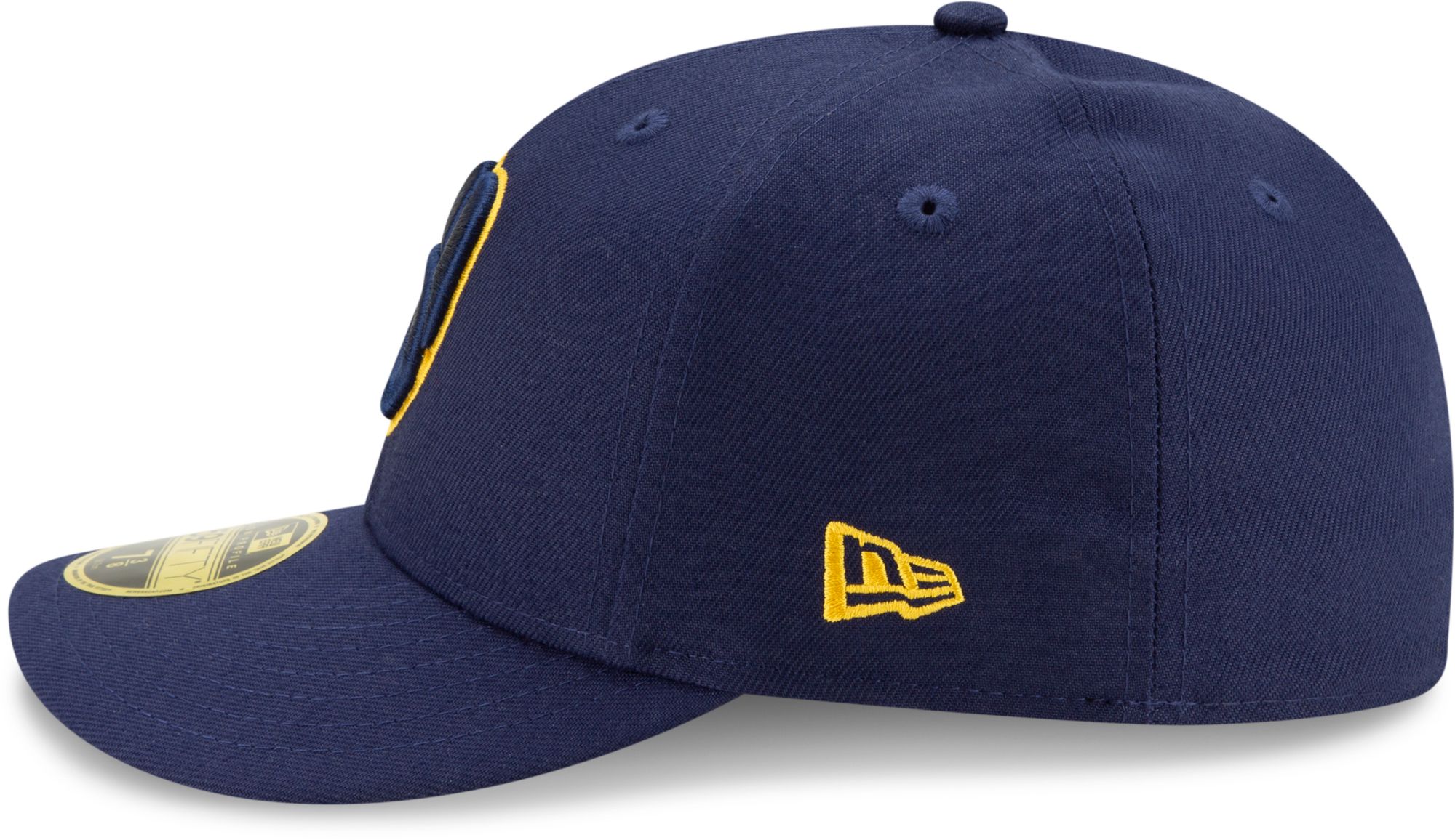 New Era Men's Milwaukee Brewers Navy 59Fifty Fitted Hat product image