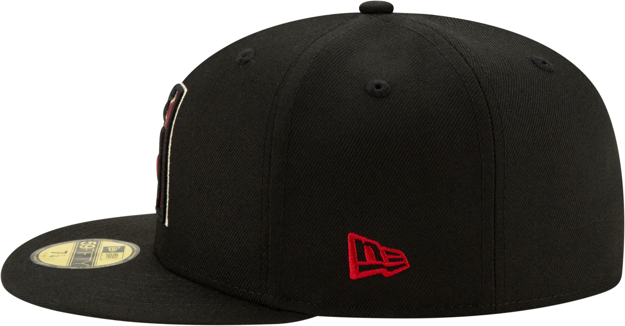 New Era Men's Arizona Diamondbacks 59Fifty Black Fitted Hat