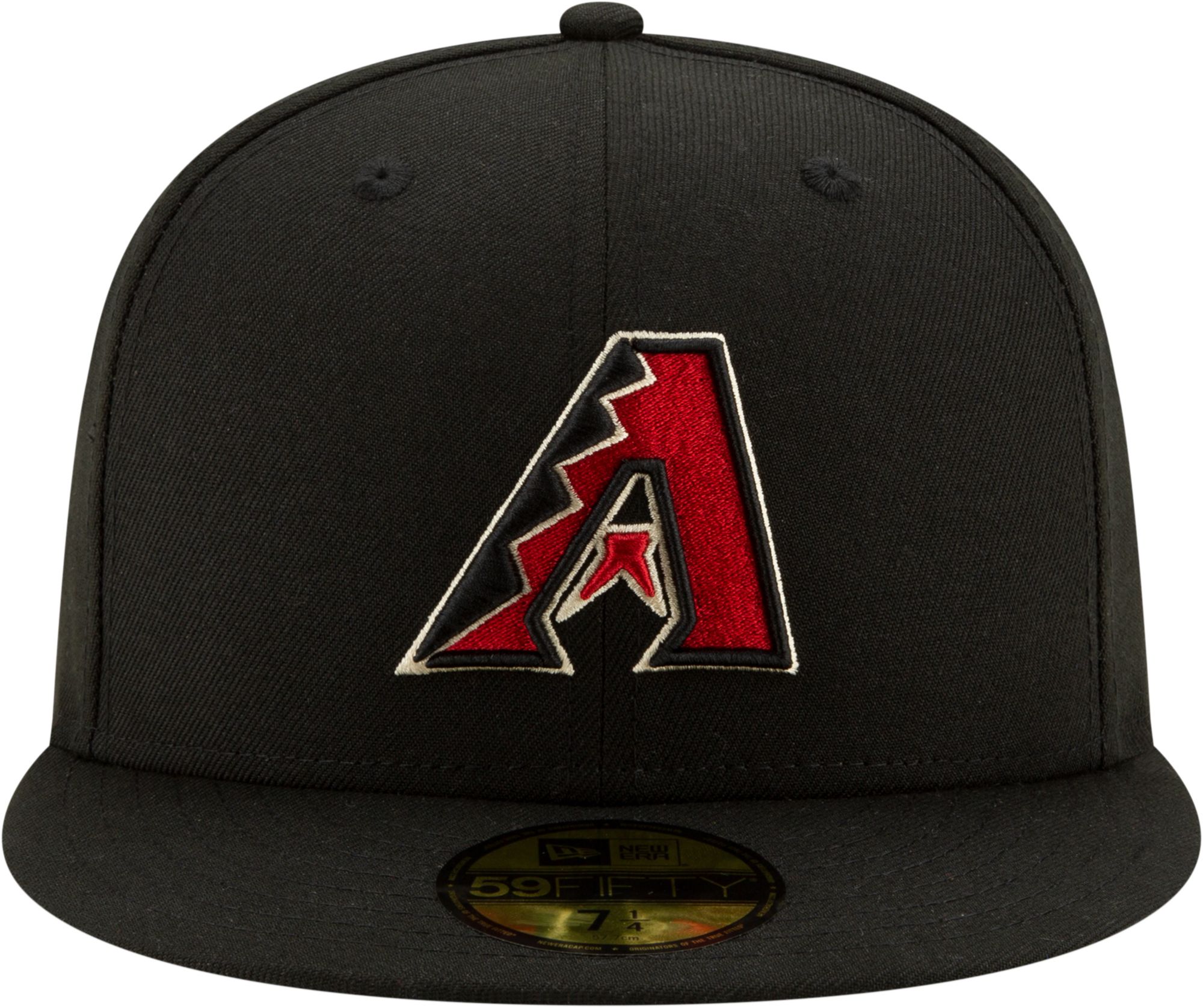 New Era Men's Arizona Diamondbacks 59Fifty Black Fitted Hat