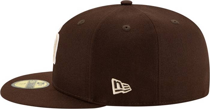 Brown San Diego Padres fitted baseball hat – DUMBFRESHCO