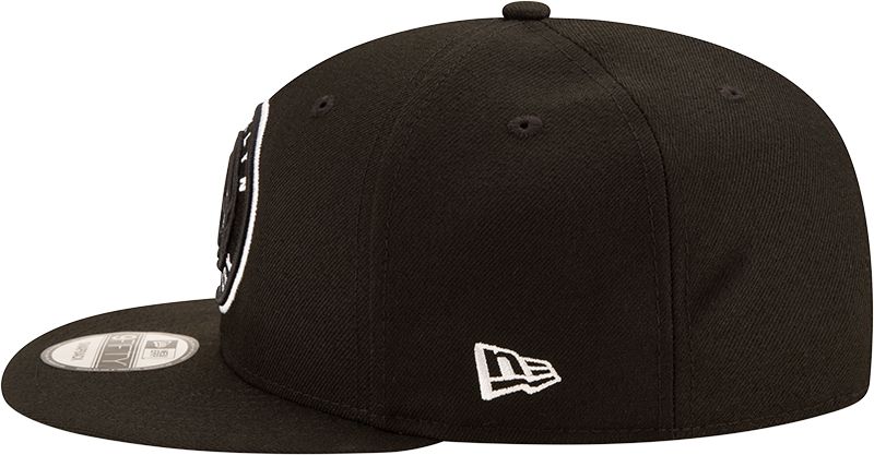 New Era Men's Brooklyn Nets Black 9Fifty Adjustable Hat product image