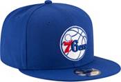 New Era Men's Philadelphia 76ers Blue 9Fifty Adjustable Hat product image
