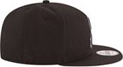 New Era Men's San Antonio Spurs 9Fifty Black Logo Adjustable Snapback Hat product image