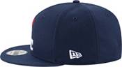 New Era Men's Washington Wizards Blue 9Fifty Adjustable Snapback Logo Hat product image